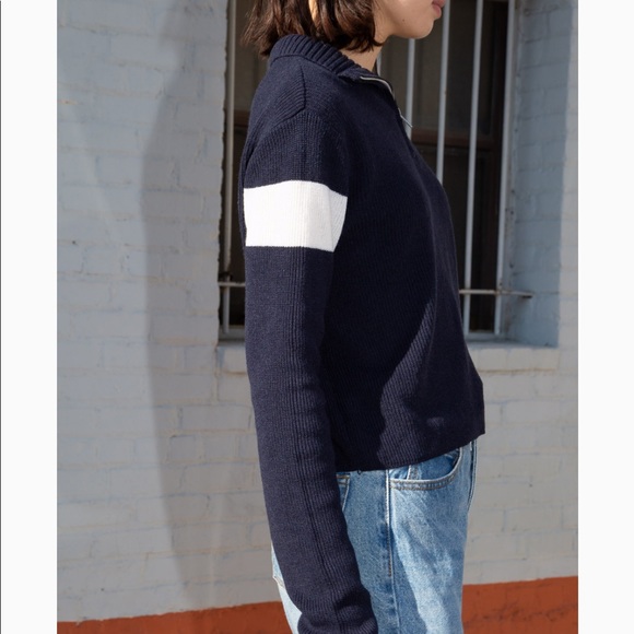 Brandy Melville Casey Sweater - Navy - Picture 4 of 4